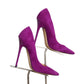 JIMMY CHOO- Raspberry Suede Heels, Size 35.5