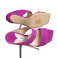 JIMMY CHOO- Raspberry Suede Sandals, Size 35.5