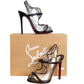 CHRISTIAN LOUBOUTIN-  Black Patent & Clear Plastic Heels, Size 36