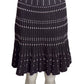 ALEXANDER MCQUEEN- Patterned Knit Skirt Suit, Size 4