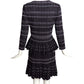 ALEXANDER MCQUEEN- Patterned Knit Skirt Suit, Size 4