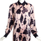 ESCADA- 1992 Silk Print Blouse, Size 6