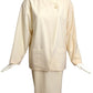 KRIZIA- 1980s Ivory Wool Skirt Suit, Size 8