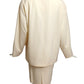 KRIZIA- 1980s Ivory Wool Skirt Suit, Size 8