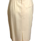 KRIZIA- 1980s Ivory Wool Skirt Suit, Size 8