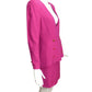 CLAUDE MONTANA- 1980s Pink Wool Skirt Suit, Size 8