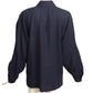 CLAUDE MONTANA- 1980s Navy Wool Shirt, Size 8