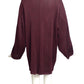 ALAIA- 1980s Burgundy Knit Tunic, Size 10