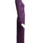 MARY MCFADDEN- 1980s Purple Plisse Gown, Size 8