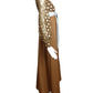 GEOFFREY BEENE - 1973 Chiffon & Satin Evening Gown, Size 2