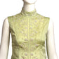 BIANCHI- 1972 Green Beaded Siilk Gown, Size 2