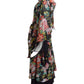 JEAN VARON- 1974 Tiered Floral Chiffon Dress, Size 8