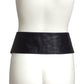 FENDI- 1983 Black Leather Waist Belt