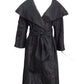 1950s Black Taffeta Evening Coat, Size 8