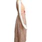 ESTHER WOLF- Pink Beaded Lace Gown, Size 6