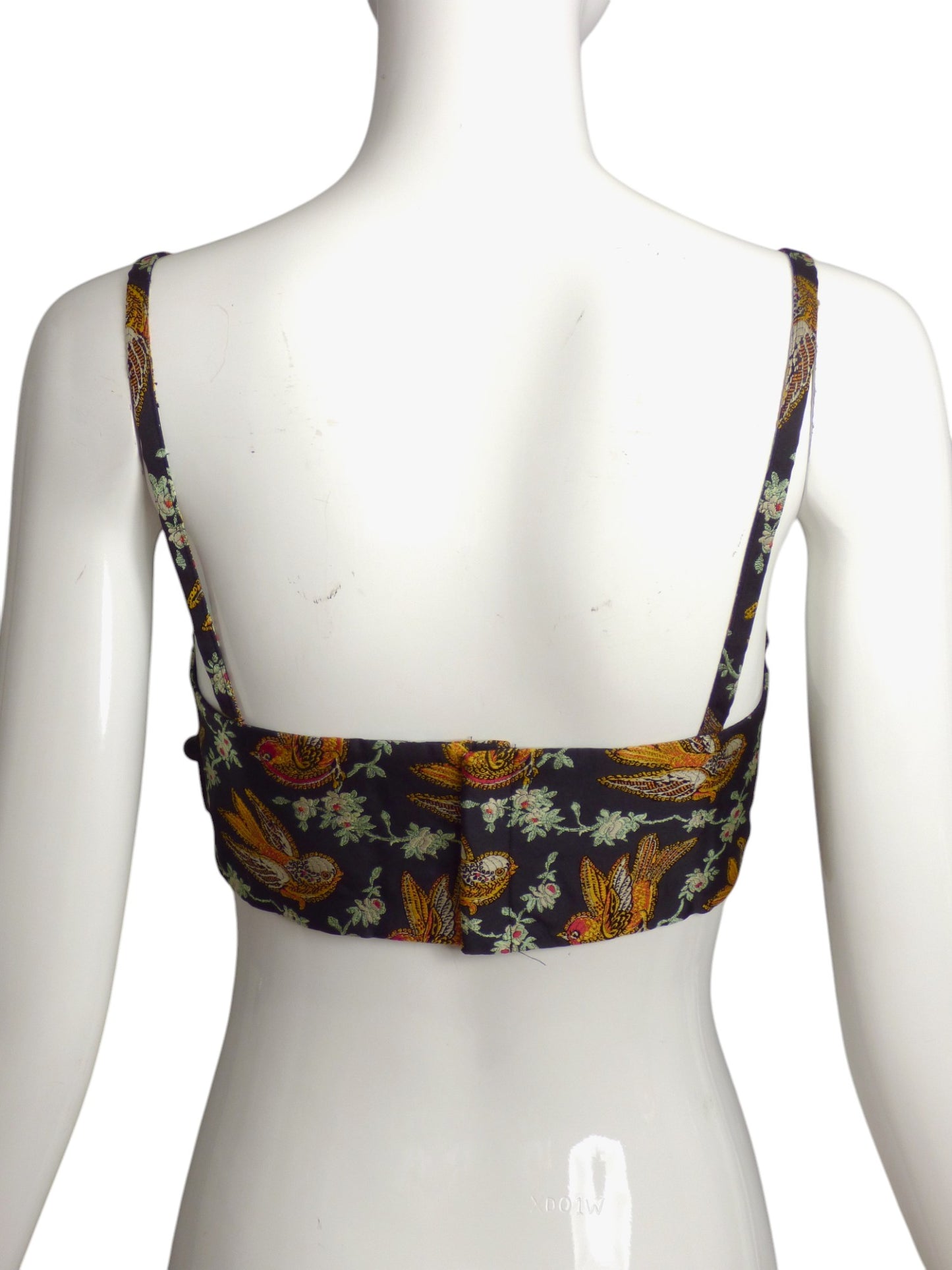 ETRO- 2023 Floral Brocade Bandeau Top, Size 8