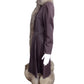 PAULINE TRIGERE- 1970s Fur Trimmed Wool Coat, Size 8