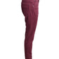 MAISON MARTIN MARGIELA- NWT 2013 Burgundy Denim Jeans, Size 8