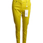 MAISON MARTIN MARGIELA- NWT 2012 Yellow Denim Jeans, Size 8