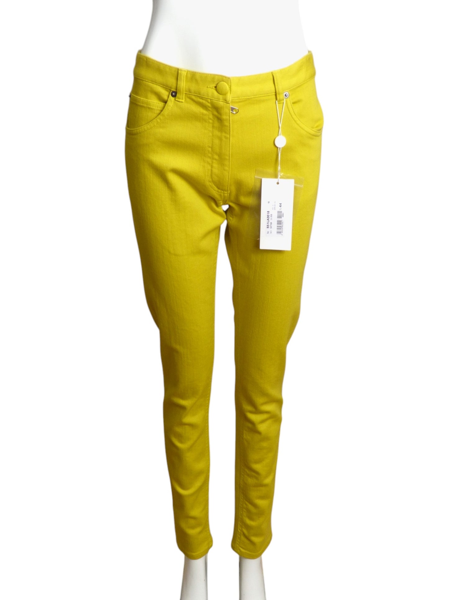 MAISON MARTIN MARGIELA- NWT 2012 Yellow Denim Jeans, Size 8