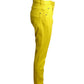 MAISON MARTIN MARGIELA- NWT 2012 Yellow Denim Jeans, Size 8