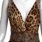 MANDALAY- NWT Animal Print Satin & Bead Dress, Size 4