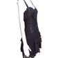 MANDALAY- NWT Black Beaded Lace Mini Dress, Size 6