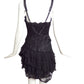 MANDALAY- NWT Black Beaded Lace Mini Dress, Size 6