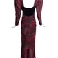 GIVENCHY- 1984 Animal Print Evening Gown, Size 4