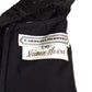 CAROLINA HERRERA- 1980s Black Floral Sequin Dress, Size 10