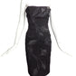 MANDALAY-NWT 2010 Black Embroidered Brocade Dress, Size 6