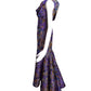 OSCAR DE LA RENTA- 2007 Floral Taffeta Evening Gown, Size 4P