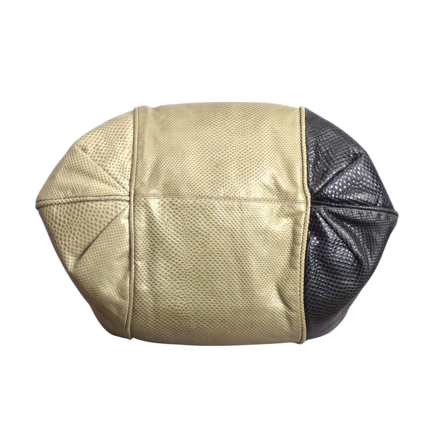 JUDITH LEIBER- 1980s Lizard Skin Bucket Bag