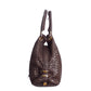 1990s Brown Woven Leather Bag