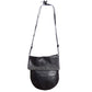 BOTTEGA VENETA- 1970s Black Leather Shoulder Bag