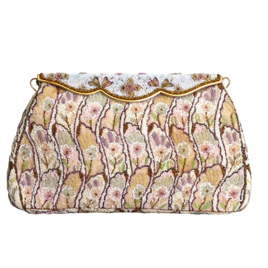 1950s Pastel Beaded Bag