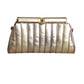 JUDITH LEIBER- 1980s Gold Metallic Evening Bag