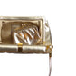 JUDITH LEIBER- 1980s Gold Metallic Evening Bag