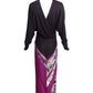 BYBLOS- NWT Printed Silk Gown, Size 4