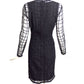 TOM FORD- Black Appliqué Ribbon Dress, Size 6