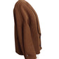 GALANOS- 1980s Brown Wool Coat, Size 8