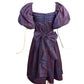 ALBERT NIPON- 1981 Taffeta Stripe Dress, Size 8