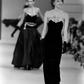 CHANEL- 1985 Black & Gold Beaded Velvet Gown, Size 10