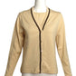 GIVENCHY- 1970s Ivory Sweater Ensemble, Size 8