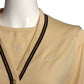 GIVENCHY- 1970s Ivory Sweater Ensemble, Size 8