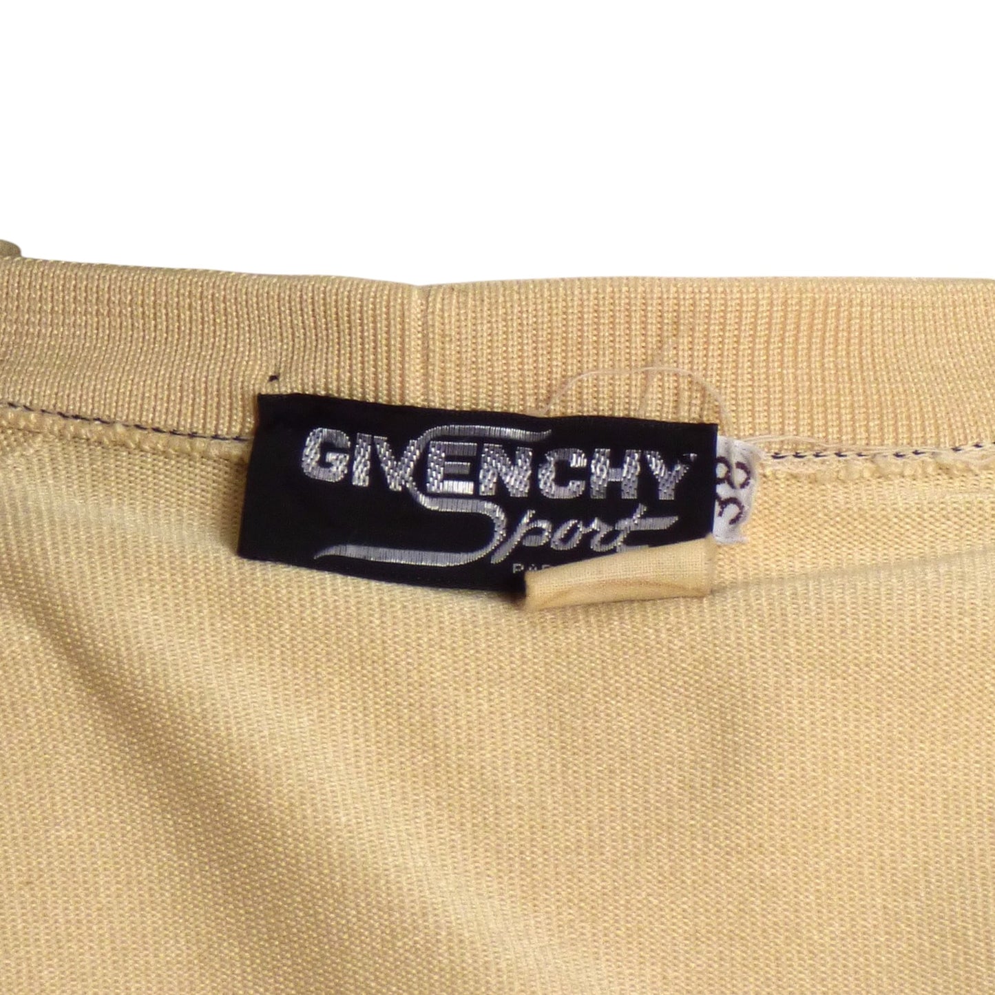 GIVENCHY- 1970s Ivory Sweater Ensemble, Size 8