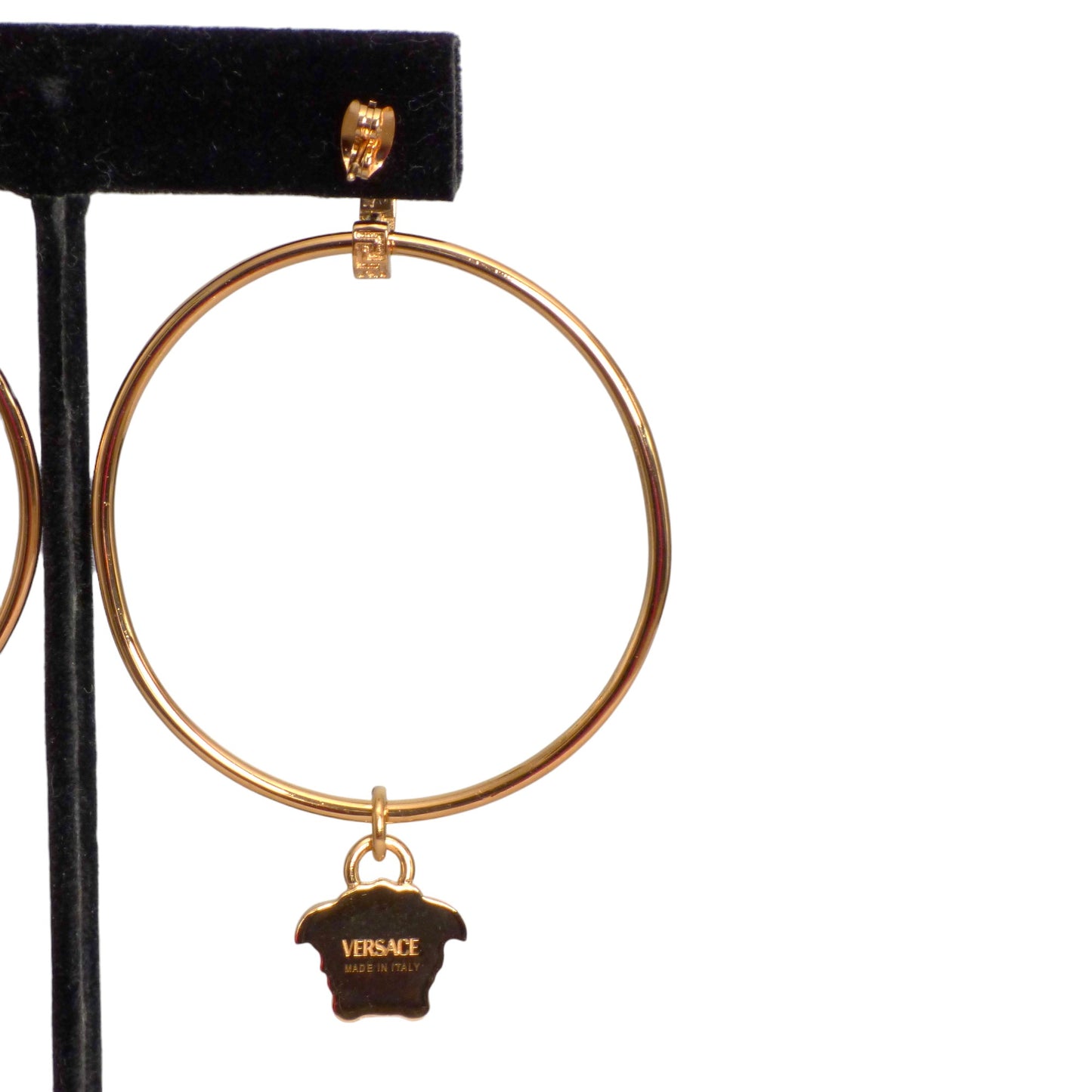 VERSACE- NWT 2024 Gold Medusa Hoop Earrings