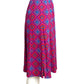 YVES SAINT LAURENT-  1980s Wool Geo Print Skirt, Size 4