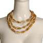 DeLillo- 1970s Bamboo & Bead Necklace