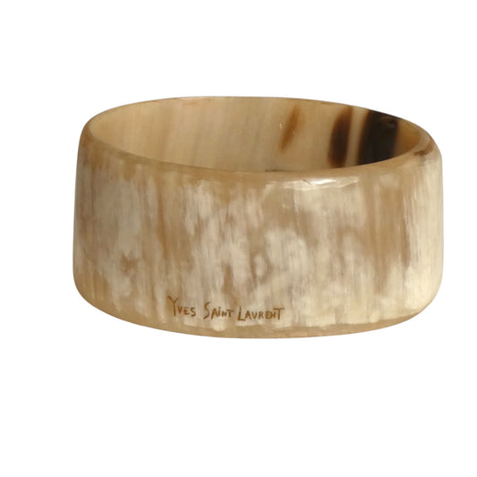 YVES SAINT LAURENT-2000s Multi Color Horn Bangle